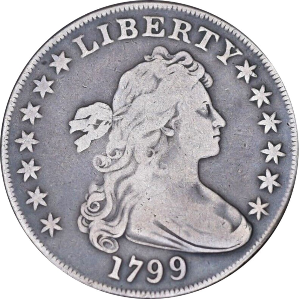 1799-$1-Draped-Bust-Dollar-BB-165,-B-8,-R-2